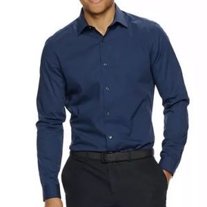 Men's Apt.9 Flex Slim-Fit Men shirt Macys kohl's tops men's buisness NWT dress